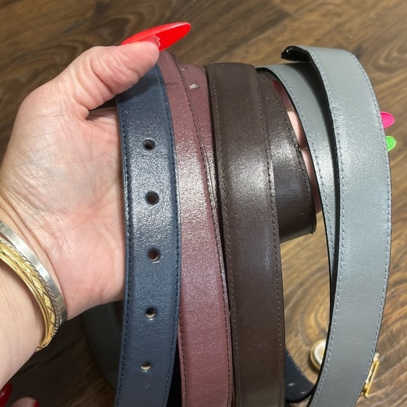 Christian Dior vintage leather interchangeable belts main image 5